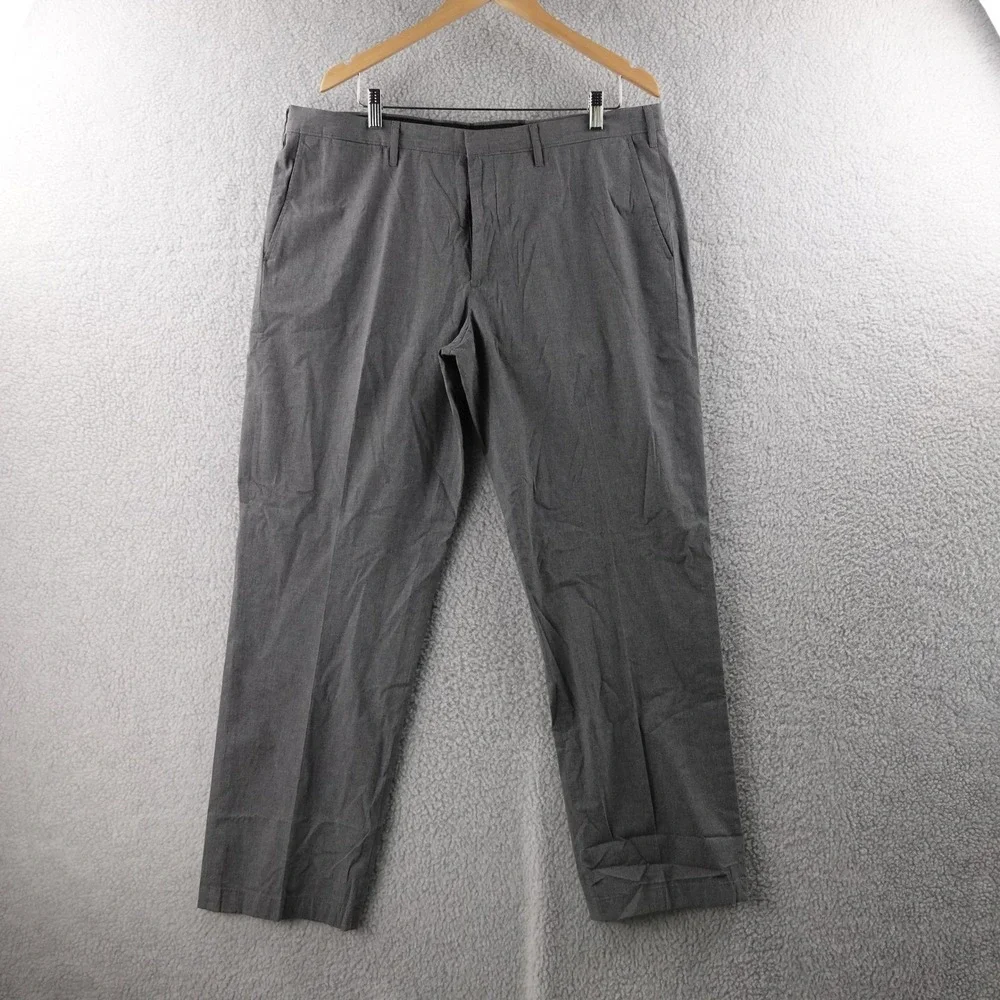 J.‎ Crew Men's Grey Dress Chino Pants Size W38 L32 Flat Front Cotton